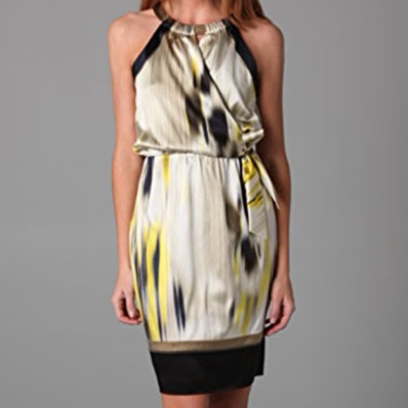 elie tahari silk dress